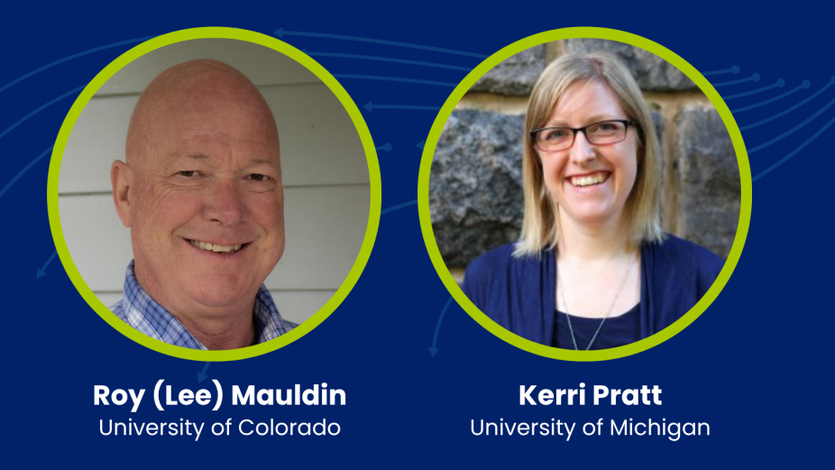 Headshots of Roy Mauldin and Kerri Pratt