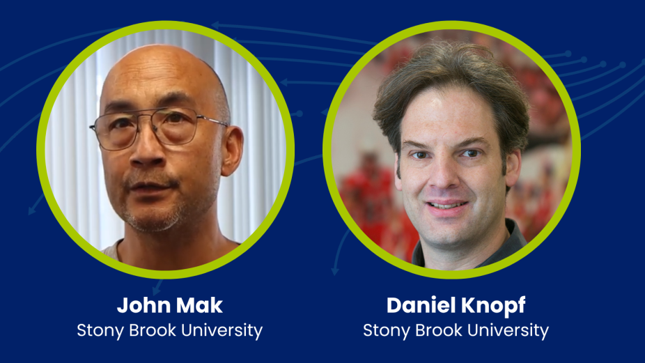 Headshots of John Mak and Daniel Knopf