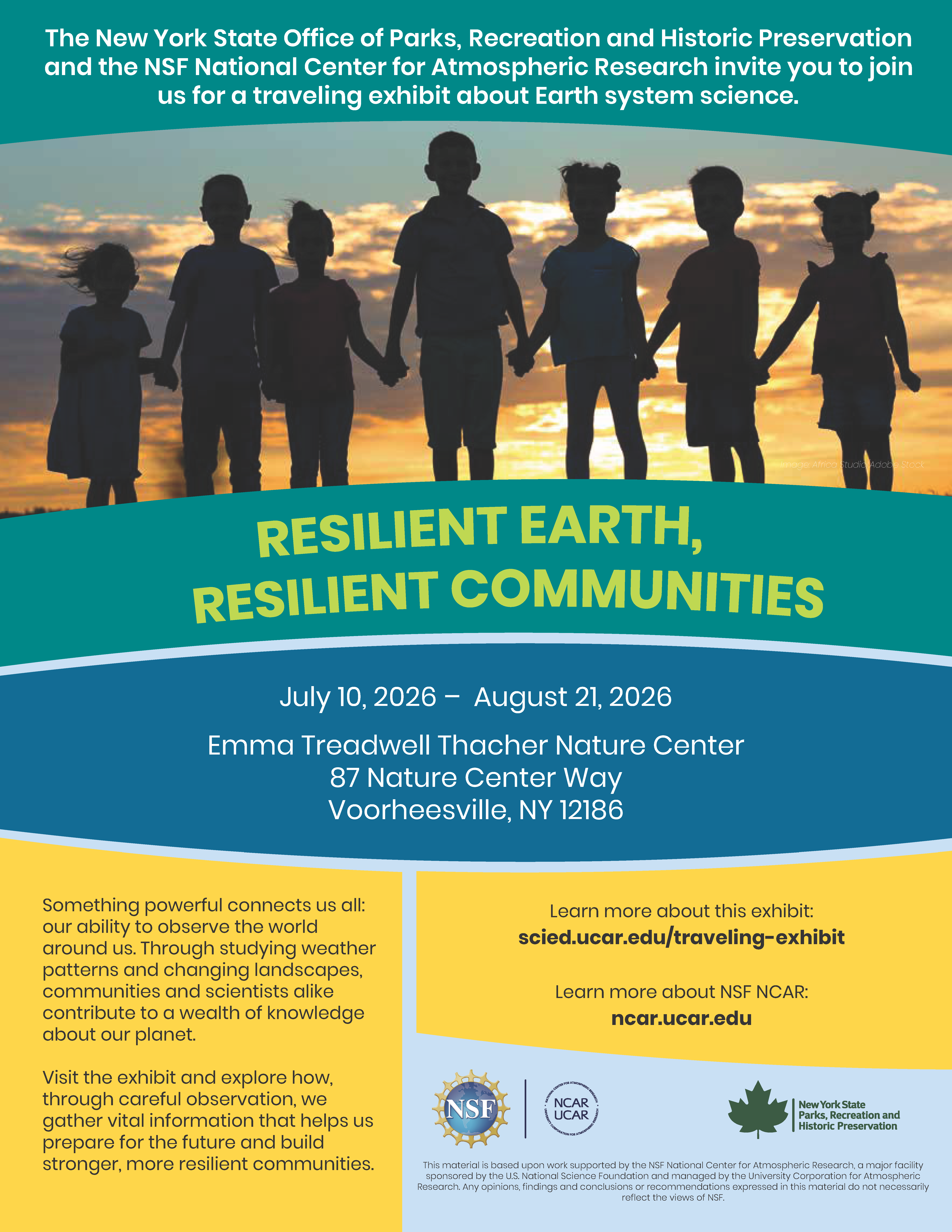 Traveling exhibit on display at Thacher Nature Center July 10 - August 21, 2026.
