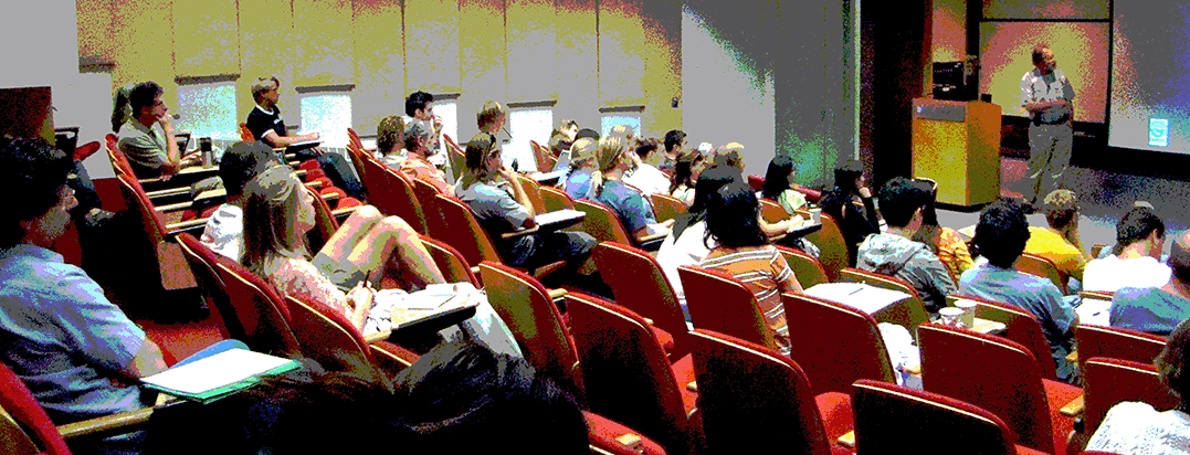 Mesa Lab Main Seminar Room during a lecture