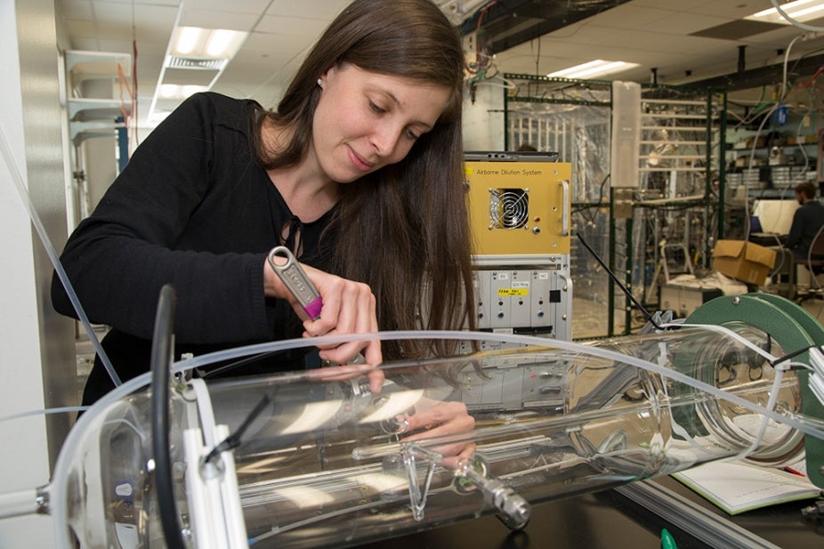 ASP postdoc working in the lab