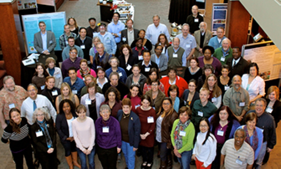 Group photo of participants in the 2014 GEO REU Workshop