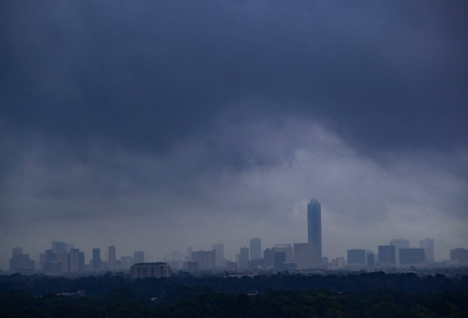 A grey storm over Houston