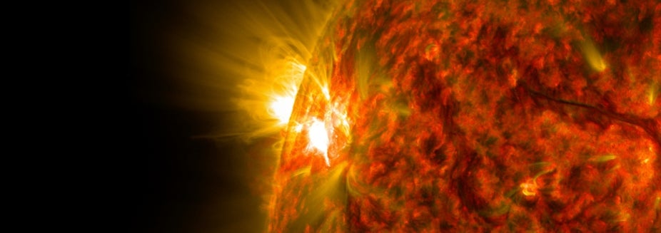 A solar flare