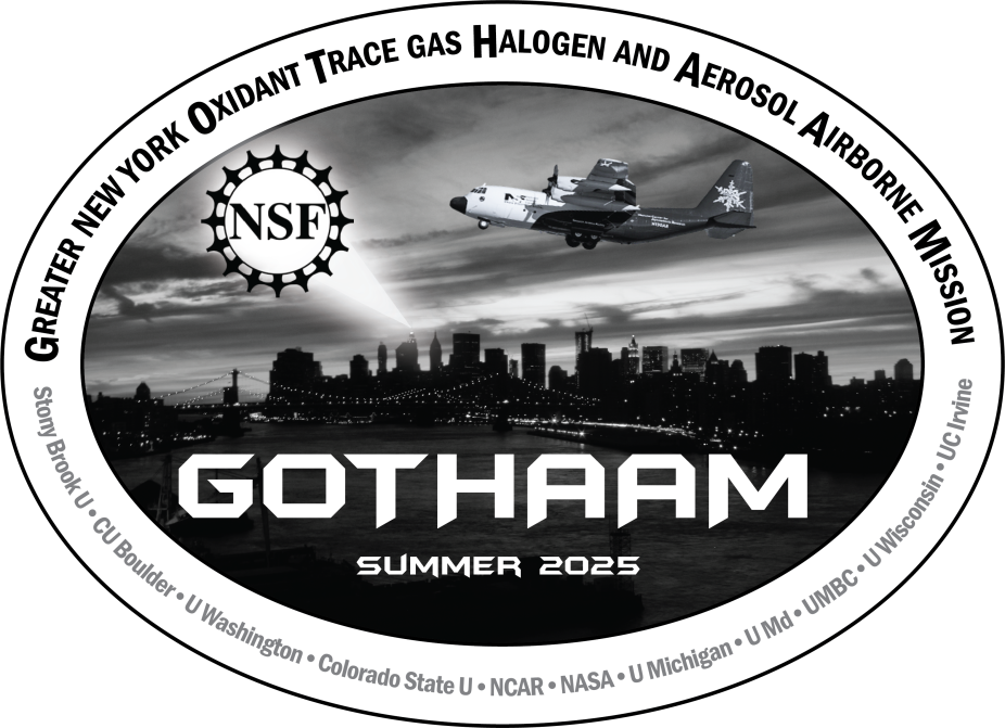 GOTHAAM project logo featuring a research aircraft flying over a city skyline.