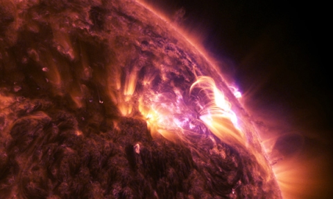 A NASA image of the Sun