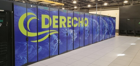 Derecho supercomputer at the NCAR-Wyoming Supercomputing Center (NWSC)