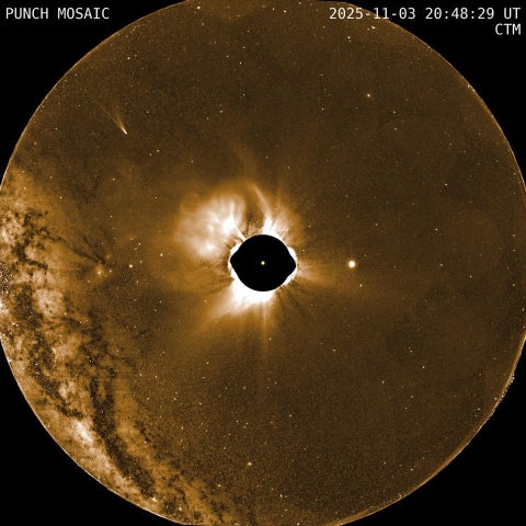 Image of our Sun as seen by the PUNCH mission satellites